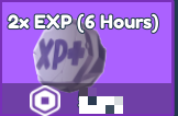 2x Exp (6 Hours)