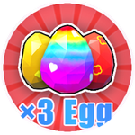 3x Egg Open