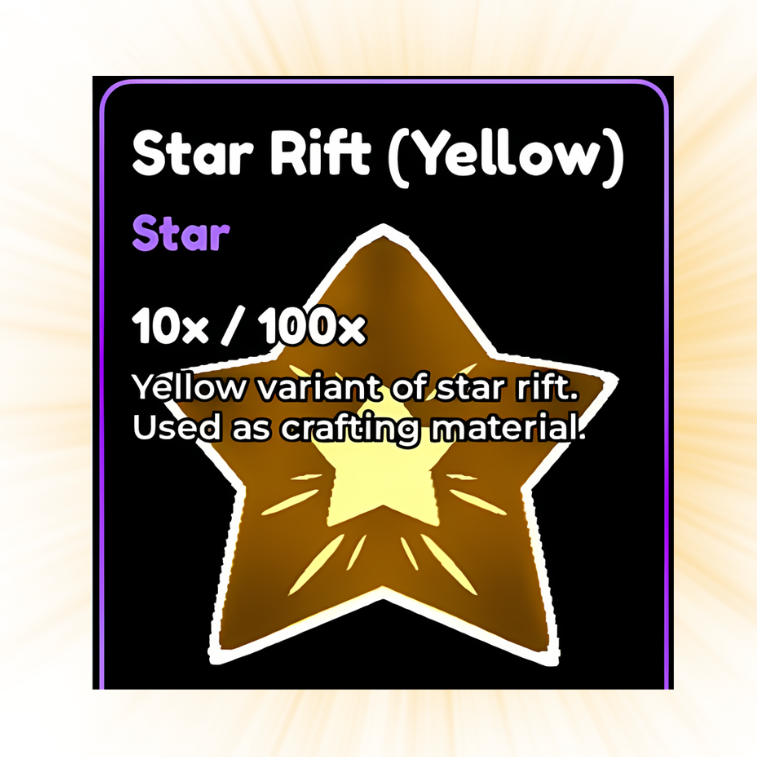 x100 Star Rift (Yellow)