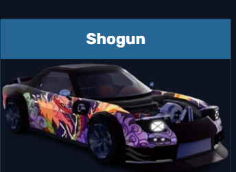 Shogun Vehicle