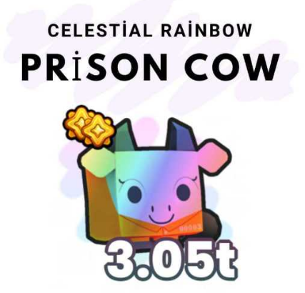 x50 Raibow Prison Cow - 3.05t