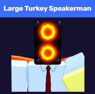 Large Turkey Speakerman